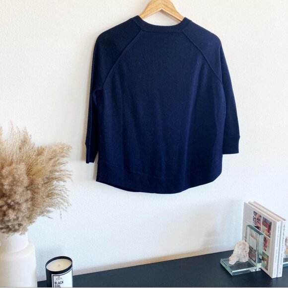 Women's Navy Jumper - Picture 2 of 2